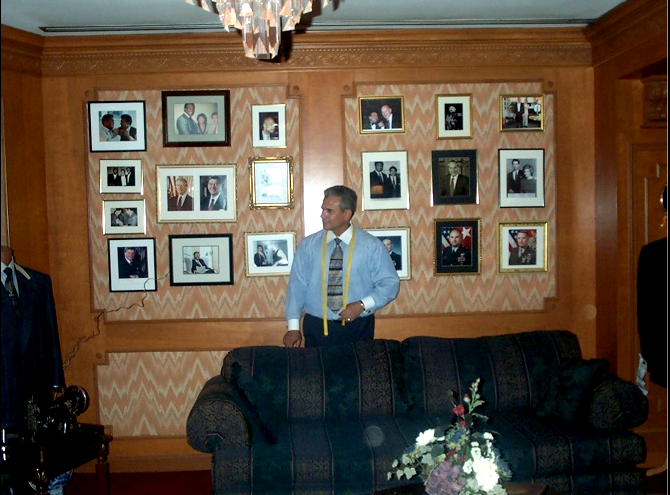 Sabatini Standing on the Wall with Picture Frame